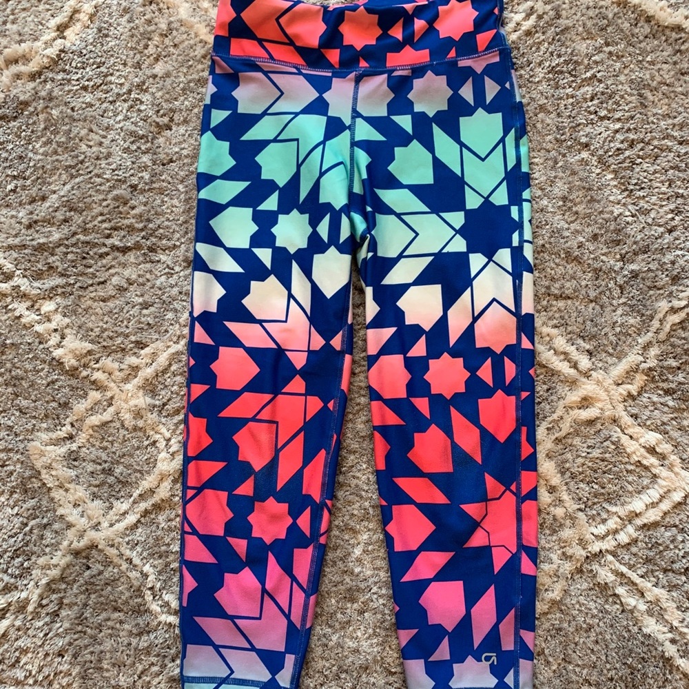 Girls colorful workout pants